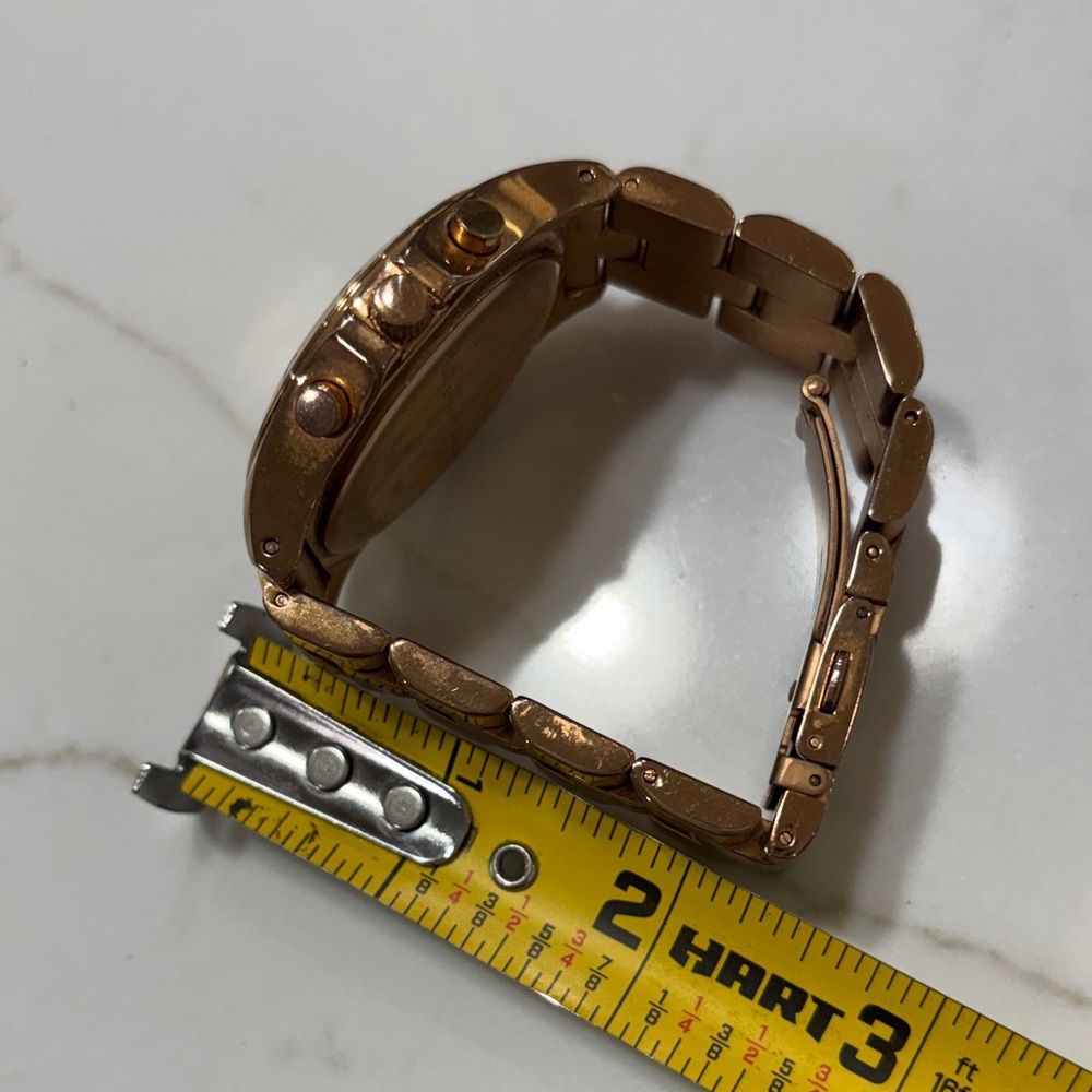 Marc By Marc Jacobs Rose Gold Tone Multi-Function Bracelet Watch - Picture 6 of 9